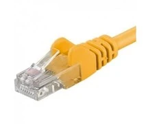 PremiumCord PremiumCord Lovos kabelis UTP RJ45 -RJ45 CAT6 0.5m žlutte
