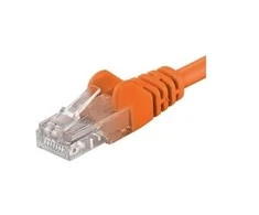 PremiumCord Patch kabelis UTP RJ45-RJ45 CAT6 1m oranžinis