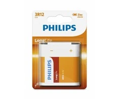 Philips baterija 3R12 Long Life - 1ks