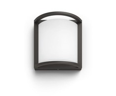 Sieninis LED lauko šviestuvas PHILIPS SAMONDRA, IP44, 4000K, 12W, 1200lm, antracito sp.