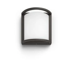 Sieninis LED lauko šviestuvas PHILIPS SAMONDRA, IP44, 4000K, 12W, 1200lm, antracito sp.