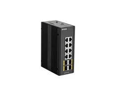 Šakotuvas D-Link 12 PORT L2 MANAGED SWITCH/WITH 8X10/100/1000BASET(X) PORTS IN