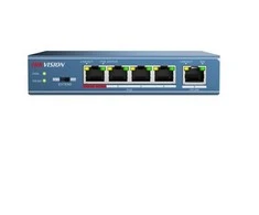 Šakotuvas SWITCH POE DS-3E0105P-E(B) 4 PRIEVADŲ Hikvision