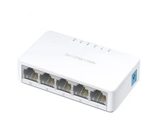 Šakotuvas „Mercusys“ | Komutatorius | MS105 | Nevaldomas | Stalinis | 10/100 Mbps (RJ-45) jungčių kiekis: 5 | Maitinimo šaltinio tipas: Išorinis