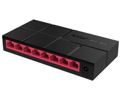 Šakotuvas TP-Link „Mercusys“ | Komutatorius | MS108G | Nevaldomas | Stalinis | Maitinimo šaltinio tipas: Išorinis