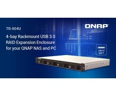 Serveris QNAP TR-004U diskų masyvas Juoda, Pilka