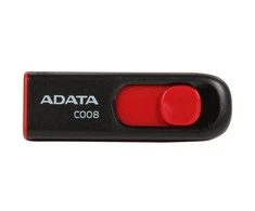 Ištraukiamas atmintukas Adata C008 16GB Juodas/Raudonas