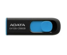 ADATA | USB Flash Drive | UV128 | 256 GB | USB 3.2 Gen1 | Juodas/Mėlyna