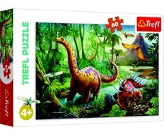 Trefl Dėlionė 60 vnt. - Dinozaurų kelionė