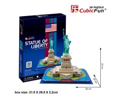 CUBICFUN 3D dėlionė „Laisvės statula“