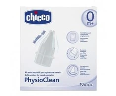 CHICCO antgaliai aspiratoriui PhysioClean 10vnt