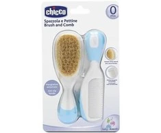CHICCO šukos ir šepetys Light Mėlyna 0m+