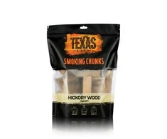 Texas Club Karijos medžio (Hickory) rūkymo kaladėlės 1kg