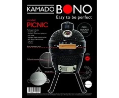 Kepsninė Kamado BONO Picnic 32 cm, juoda