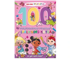 100 Prašmatniausių princesių spalvinimo knyga