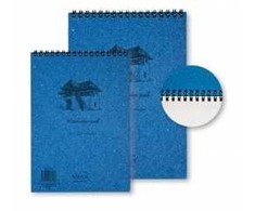 Smiltainis Akvarelės bloknotas Authentic SMLT Art. A4, 35 lapų (280gsm), su natūralaus kartono viršeliais, kiet