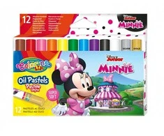 Patio Aliejinės kreidelės Disney Junior Minnie, 12spalvų