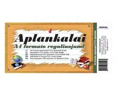 Aplankalai A4 reguliuojami, PVC 100 mic.,5vnt.