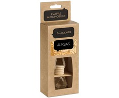 Aromika Automobilių kvapas stiklinis daugiakampis ACappella Auksas (dėžutėje), 7 ml