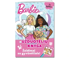 Barbie. Žaidimai su gyvūnėliais. Užduotėlių knyga