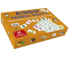Bingo! Pradedu skaityti. Žodžių žaidimas 5-6 m. vaikams su užduočių knygele