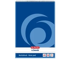 Bloknotas su spirale A5 50lapų linijomis 00110510 HERLITZ/10