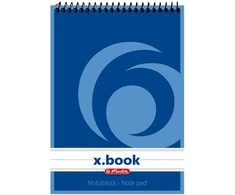 Bloknotas su spirale A6 50l linija 00110619 HERLITZ/10