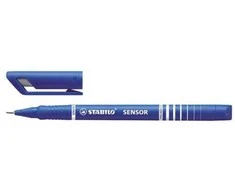 Stabilo Mėlyna Rašiklis SENSOR F mėlynas 0.3mm.