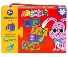 Baby Puzzle dėlionė mažiausiems Abėcėlė