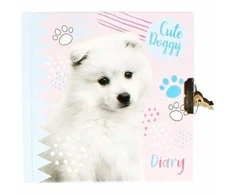 Dienoraštis su spinele Starpak Dog 13,5 x 13,5 cm