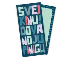 Dovanoju pinigų, pinigų vokelis su kortele