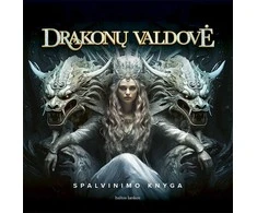 Drakonų valdovė. Spalvinimo knyga
