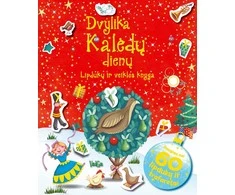 Dvylika Kalėdų dienų. Lipdukų ir veiklos knyga