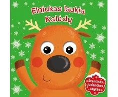 KNYGA Elniukas laukia Kalėdų. Šventinės judančios akytės