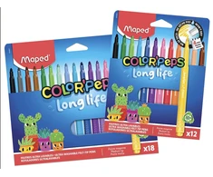 Flomasteris Maped ColorPeps Long Life2 18vnt.