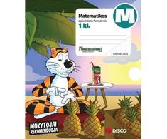 DISCO Formulių sąsiuvinis pradinukams (1 klasė), Matematika, 14 lapų, langeliais