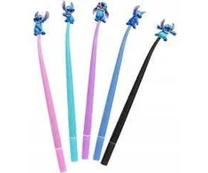 Gelinis rašiklis DISNEY Juodas, Flexy, STITCH