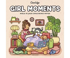 Girl Moments. Miela ir jauki spalvinimo knyga