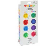 Guašas PRIMO, 12 spalvų x 25 ml