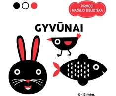 KNYGA Gyvūnai. Pirmoji mažylio biblioteka