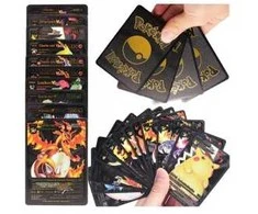 Juodos pokemon kortos 10 vnt., nekolekcinės (analogas)