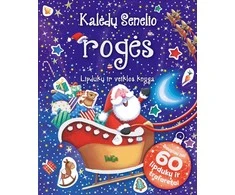 Kalėdų senelio rogės. Lipdukų ir veiklos knyga