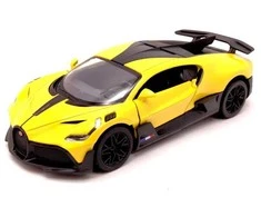 KiNSMART automobilis, Bugatti Divo, geltonas