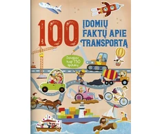 KNYGA 100 įdomių faktų apie transportą. Daugiau kaip 150 lipdukų
