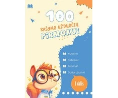 KNYGA 100 rašymo užduočių pirmokui, 1 dalis