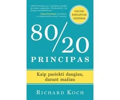 KNYGA 80/20 principas. Kaip pasiekti daugiau, darant mažiau