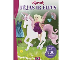 KNYGA Išmokite fėjų ir elfų. Daugiau nei 400 lipdukų.