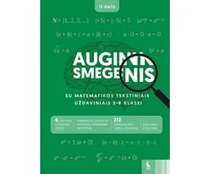 KNYGA Šviesa Augink smegenis su matematikos tekstiniais uždaviniais 5-8 klasei, 2 dalis