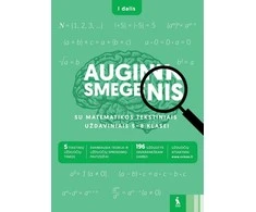 KNYGA Šviesa Augink smegenis su matematikos tekstiniais uždaviniais 5-8 klasei, 1 dalis