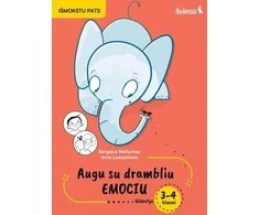 KNYGA Šviesa Augu su drambliu Emociu.Užduotys 3-4kl.
